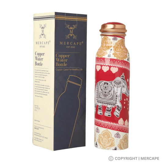 MERCAPE Royal Elephant: Printed Water Bottle