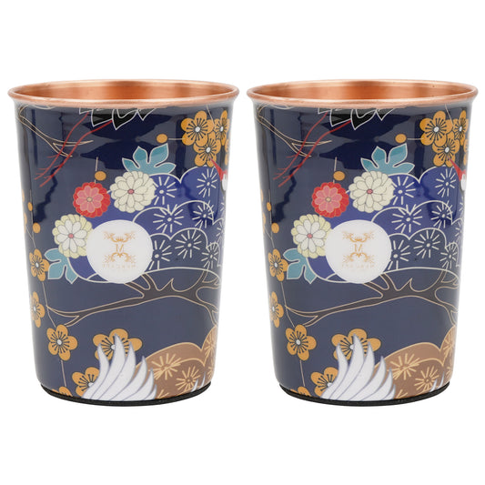 copper water glass set